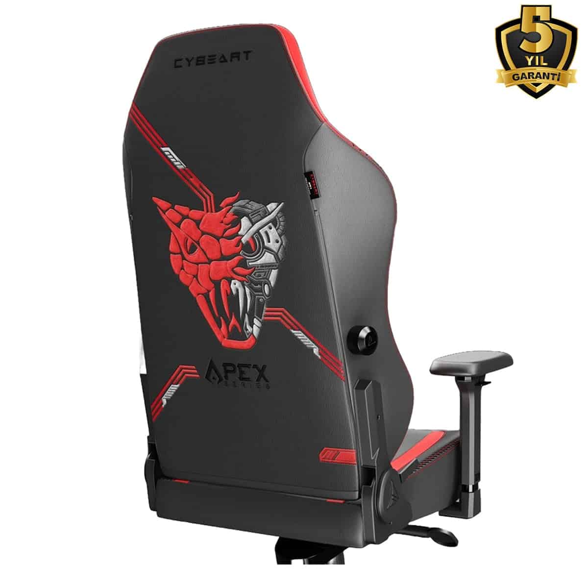 Cybeart Apex Series Signature Edition Pu Lederen Rugsteun 4d Geheugen Foam Kussen Gaming Stoel 5 Jaar Garantie 3