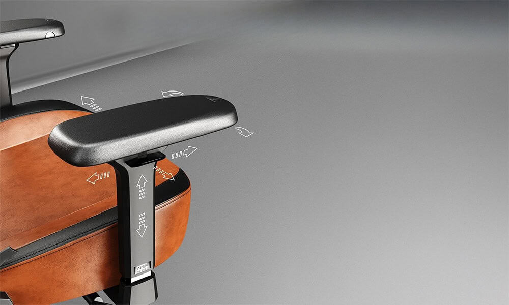 4D PU Gevoerde Armleuningen