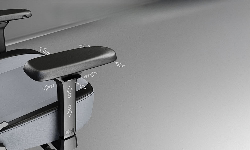 4D PU Gevoerde Armleuningen