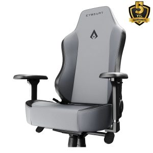 Cybeart Apex Series X11 Grijze Editie Pu Lederen Rugsteun 4d Geheugen Foam Kussen Gaming Stoel 5 Jaar Garantie 2