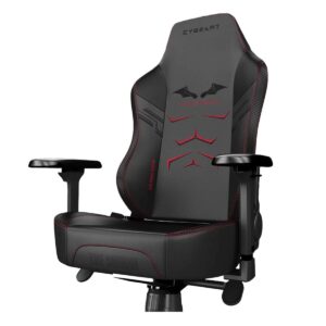 Comfortabele gaming stoel met ergonomisch ontwerp, PU-lederen bekleding en 4D-geheugenfoam kussen voor optimale ondersteuning tijdens lange gaming sessies.