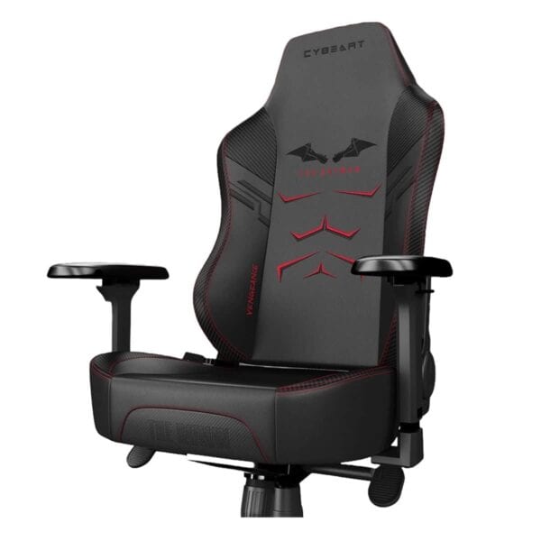 Comfortabele gaming stoel met ergonomisch ontwerp, PU-lederen bekleding en 4D-geheugenfoam kussen voor optimale ondersteuning tijdens lange gaming sessies.