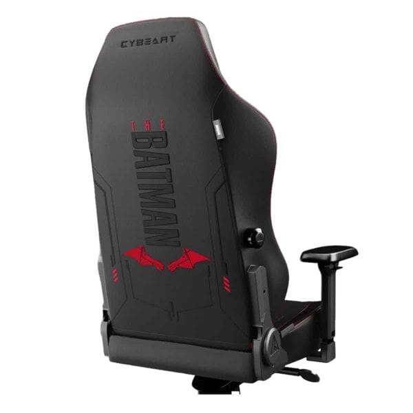 Gaming stoel met Batman-thema, ergonomische rugsteun en 4D geheugenfoam voor optimaal comfort tijdens lange speelsessies.