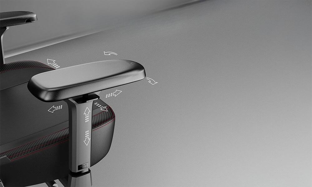 4D PU Gevoerde Armleuningen