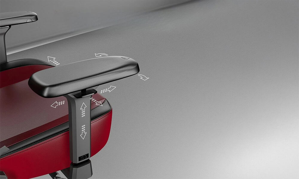 4D PU Gevoerde Armleuningen