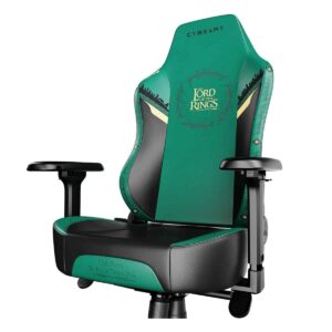 Gaming stoel met Lord of The Rings thema, PU leren rugsteun en comfortabele 4D geheugen foam kussen, ideaal voor lange gaming sessies, met garantie.