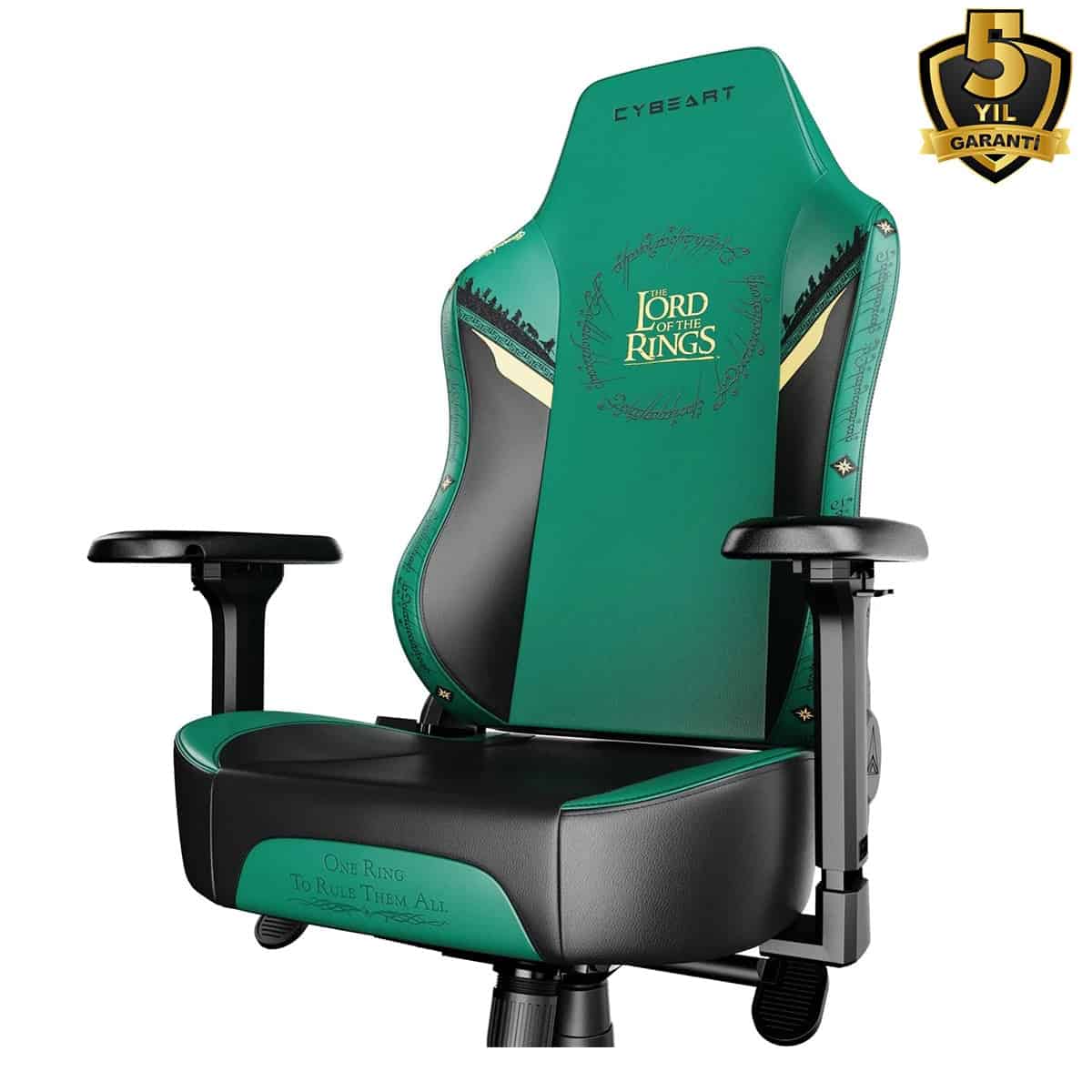 Cybeart Lord Of The Rings Series Pu Lederen Rugsteun 4d Geheugen Foam Kussen Gaming Stoel 5 Jaar Garantie 2