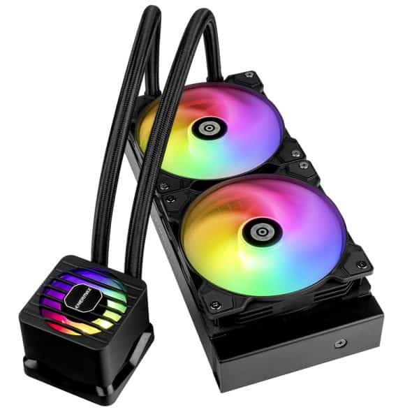Enermax Liqmaxflo Argb 240mm Intel Amd Compatibel Cpu Waterkoeler Elc Lmf240t Argb 5