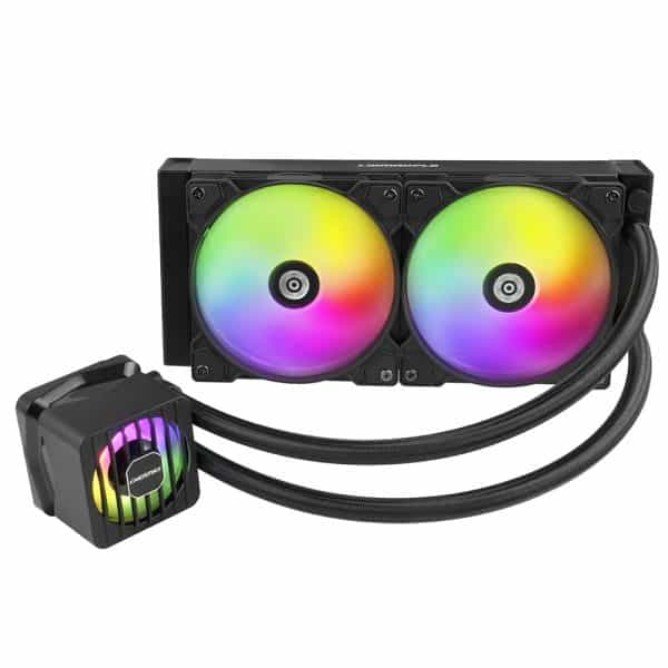 Enermax Liqmaxflo Argb 240mm Intel Amd Compatibel Cpu Waterkoeler Elc Lmf240t Argb 7