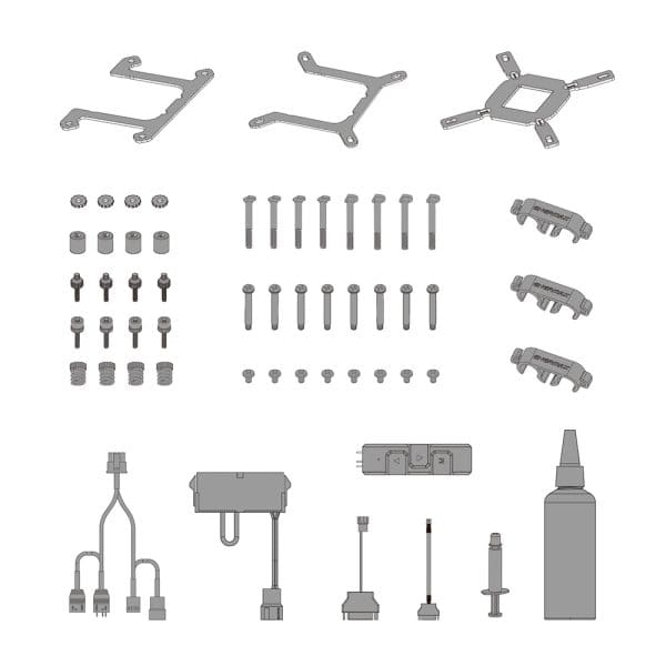 Enermax Liqmaxflo Argb 240mm Intel Amd Compatibel Cpu Waterkoeler Elc Lmf240t Argb 9