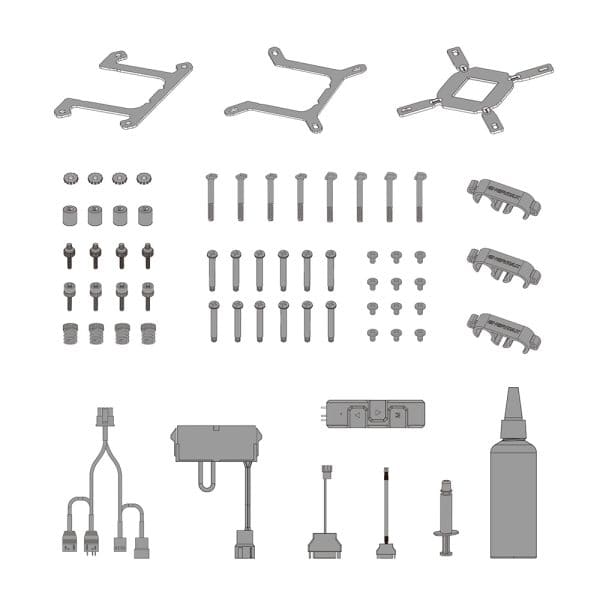 Enermax Liqmaxflo Argb 420mm Intel Amd Compatibel Cpu Waterkoeler Elc Lmf420t Argb 10