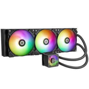 Enermax Liqmaxflo Argb 420mm Intel Amd Compatibel Cpu Waterkoeler Elc Lmf420t Argb 2