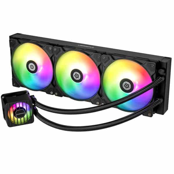 Enermax Liqmaxflo Argb 420mm Intel Amd Compatibel Cpu Waterkoeler Elc Lmf420t Argb 6