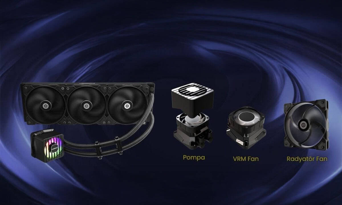 VOLLEDIG PWM-GESTUURDE CPU WATERKOELER