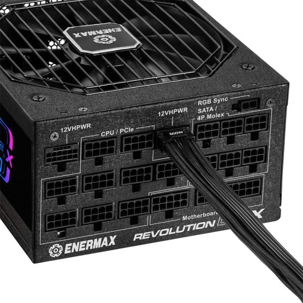 Enermax Revolution D F X 1650w 80 Gold Volledig Modulaire 140mm Ventilator Argb Voeding Ert1650ewt 10