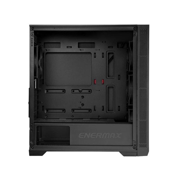 Enermax Starryfort Sf21 Rainbow Tempered Glass Mesh Usb 3 2 Matx Zwart Cyberbron Ii 600w 80 Bronze Gaming Behuizing 2