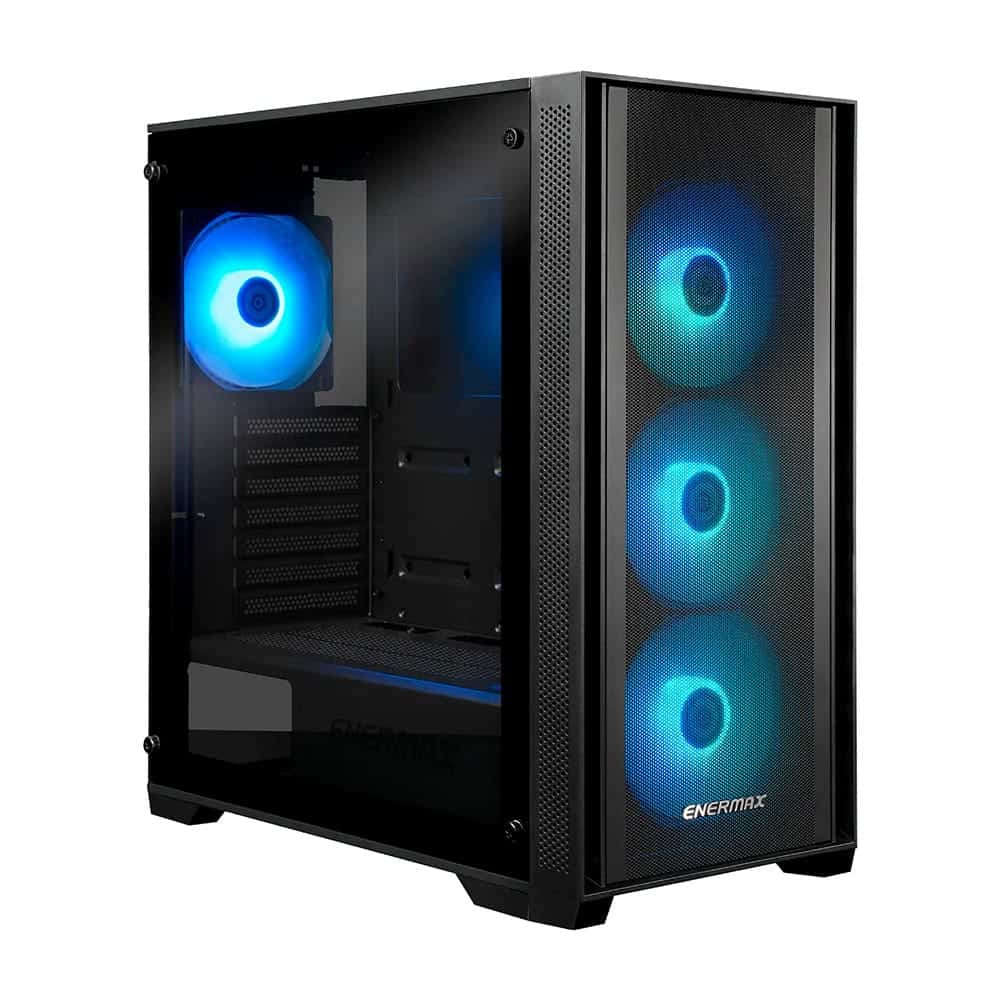 Enermax Starryfort Sf217 Argb Tempered Glass Usb 3 0 Mid Tower Atx Maxpro Iii 600w Gaming Behuizing 1