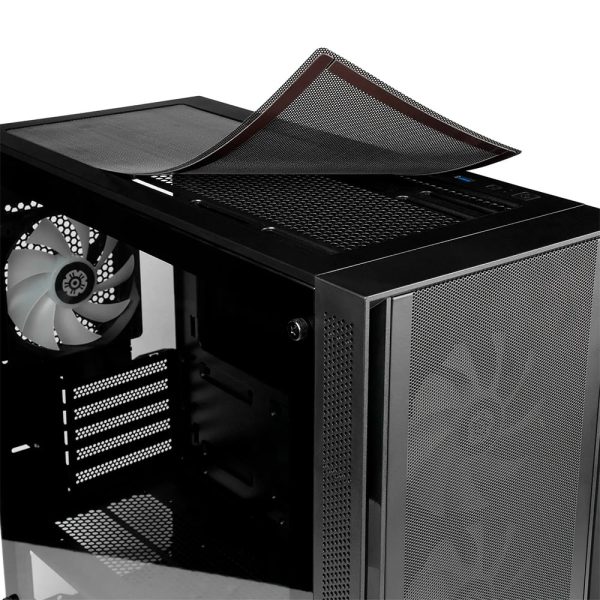Enermax Starryfort Sf70f Argb Tempered Glass Usb 3 0 Mid Tower Matx Maxpro Iii 700w Gaming Behuizing 6