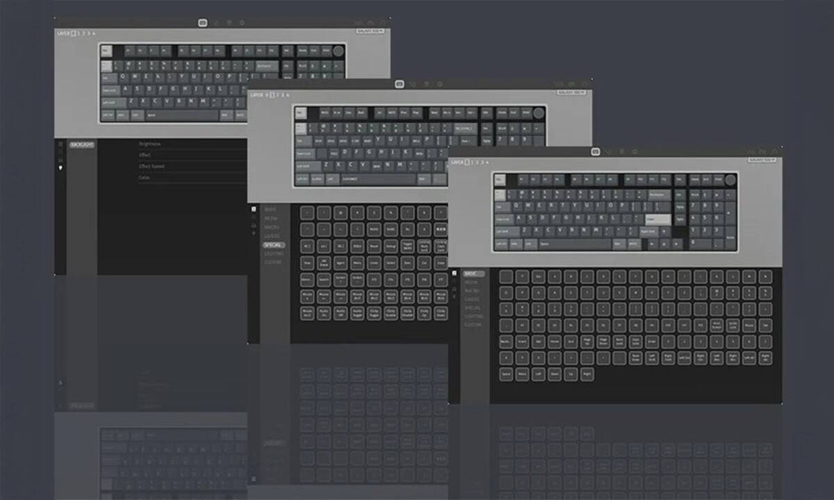 QMK/VIA Toetsenbord met Multi-Device Compatibiliteit