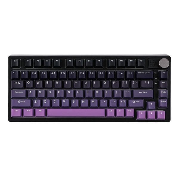 Epomaker He75 Mag Zwart Paars Gateron Magnetic White Magnetische Switch 8k Hz Hall Effect Rgb Draadloos Hotswap Mechanisch Gaming Toetsenbord 5