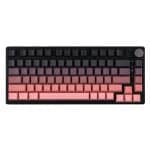 EPOMAKER HE75 Tri Mechanisch Zwart – Roze Flamingo Switch RGB Draadloos Hotswap Mechanisch Gaming Toetsenbord