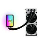 HYTE Thicc Q60 qRGB LCD 240mm Intel-AMD Compatibele CPU Waterkoeler (FAN-HYTE-Q60-BW)
