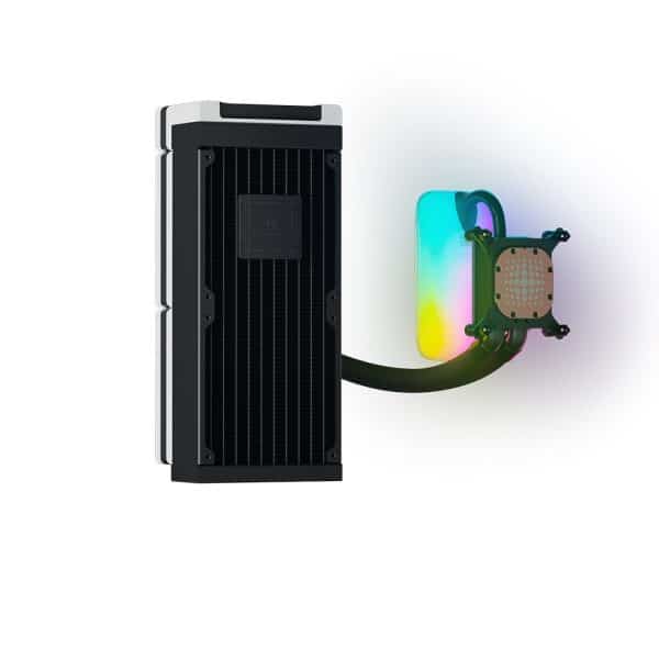 Hyte Thicc Q60 Qrgb Lcd 240mm Intel Amd Compatibele Cpu Waterkoeler (fan Hyte Q60 Bw) 4