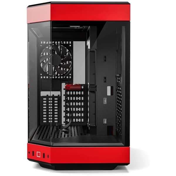 Hyte Y60 Zwart Rood Tempered Glass Usb 3.2 E Atx Premium Mid Tower Gaming Behuizing (cs Hyte Y60 Br) 3