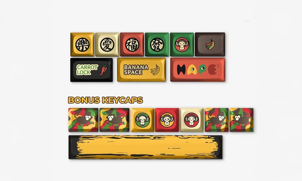 Happy Ape Novelties PBT Keycaps