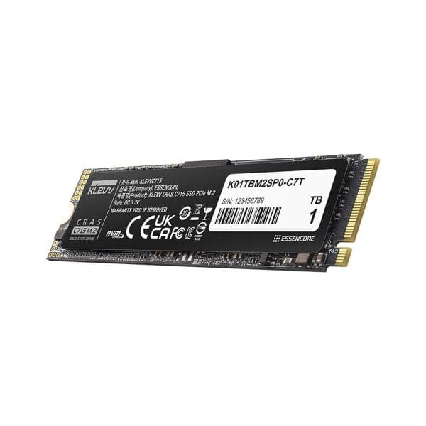 Klevv Cras C715 1tb Nvme Pcie Gen3 X4 Lezen 3200mb – Schrijven 2000mb M.2 Ssd (k01tbm2sp0 C7t) 2