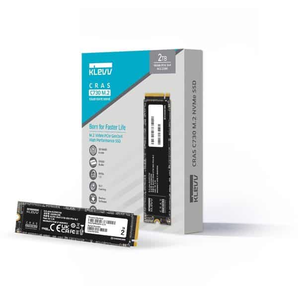 Klevv Cras C730 2tb Nvme Pcie Gen3 X4 Lezen 3700mb – Schrijven 2800mb M.2 Ssd (k02tbm2sp0 C73) 5