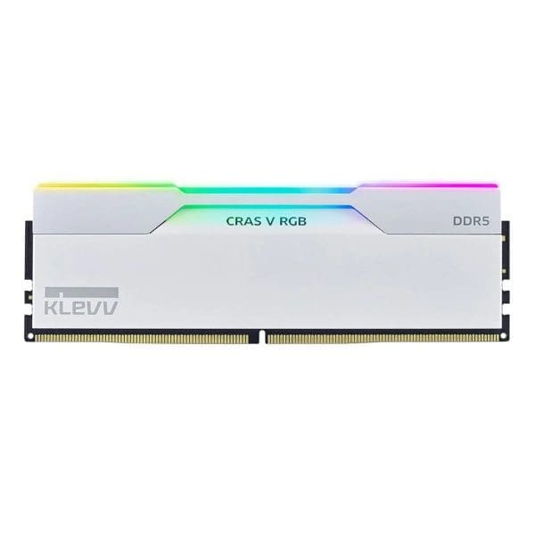 Klevv Cras V Rgb 32gb (2x16gb) 6000mhz Cl30 Intel Xmp 3.0 – Amd Expo Ddr5 Heatsink Brilliant Wit Ram (kd5agua80 60a300j) 2