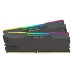 KLEVV Cras V RGB 32GB (2x16GB) 6000MHz CL30 INTEL XMP 3.0 – AMD EXPO DDR5 Heatsink Obsidian Zwart Ram (KD5AGUA80-60A300G)
