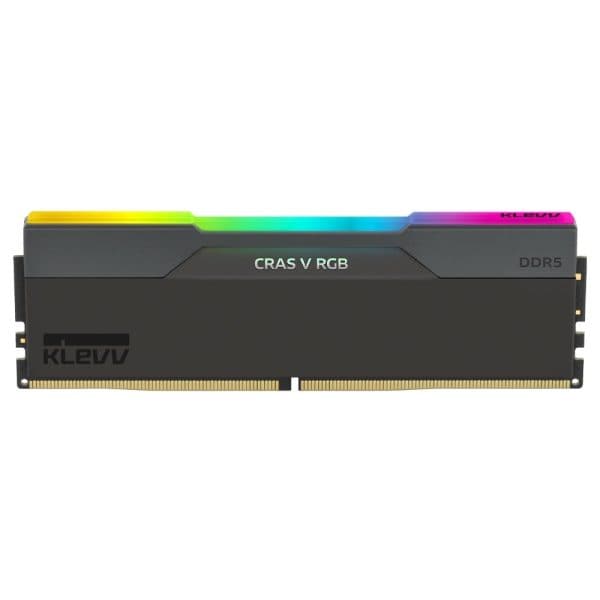 Klevv Cras V Rgb 32gb (2x16gb) 6000mhz Cl30 Intel Xmp 3.0 – Amd Expo Ddr5 Heatsink Obsidian Zwart Ram (kd5agua80 60a300g) 6
