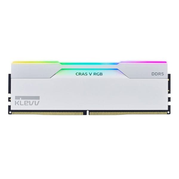 Klevv Cras V Rgb 32gb (2x16gb) 6400mhz Cl32 Intel Xmp 3.0 – Amd Expo Ddr5 Heatsink Briljant Wit Ram (kd5agua80 64a320j) 2