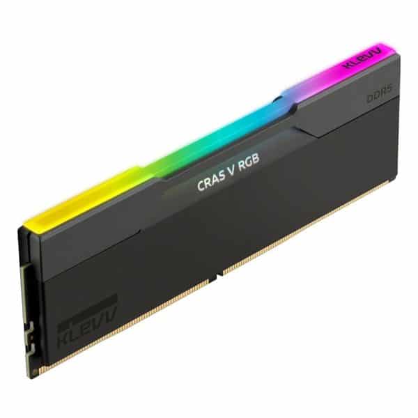 Klevv Cras V Rgb 48gb (2x24gb) 6400mhz Cl32 Intel Xmp 3.0 – Amd Expo Ddr5 Heatsink Obsidian Black Ram (kd5kgud80 64a320g) 5