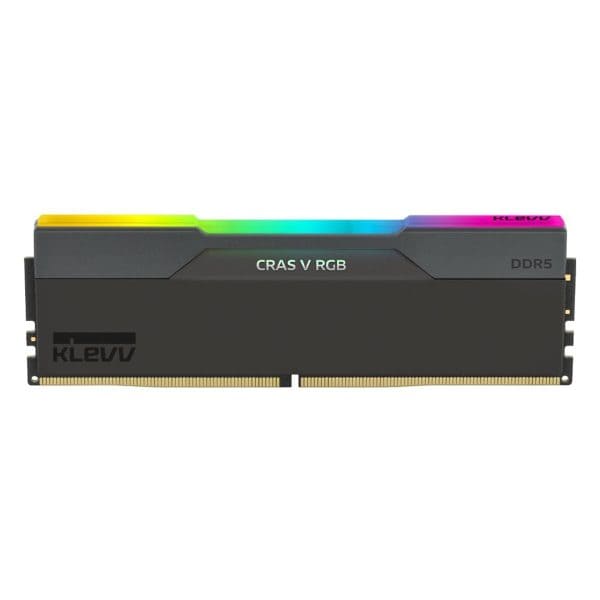 Klevv Cras V Rgb 48gb (2x24gb) 6400mhz Cl32 Intel Xmp 3.0 – Amd Expo Ddr5 Heatsink Obsidian Black Ram (kd5kgud80 64a320g) 6