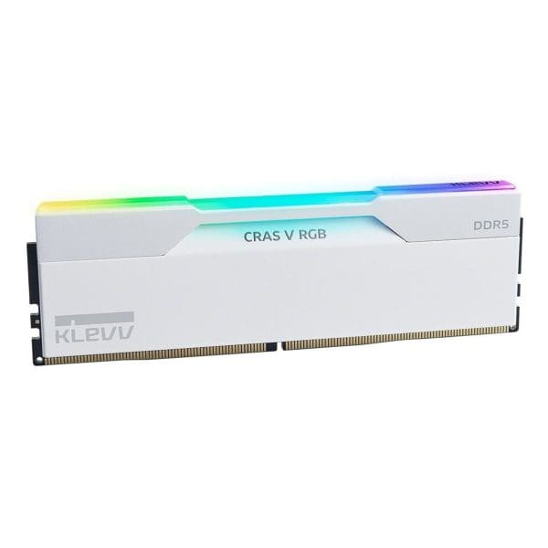 Klevv Cras V Rgb 48gb (2x24gb) 7200mhz Cl34 Intel Xmp 3.0 – Amd Expo Ddr5 Heatsink Brilliant Wit Ram (kd5kgud80 72b340j) 3