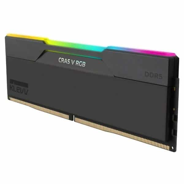 Klevv Cras V Rgb 48gb (2x24gb) 7200mhz Cl34 Intel Xmp 3.0 – Amd Expo Ddr5 Heatsink Obsidian Zwart Ram (kd5kgud80 72b340g) 4
