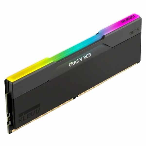 Klevv Cras V Rgb 48gb (2x24gb) 7200mhz Cl34 Intel Xmp 3.0 – Amd Expo Ddr5 Heatsink Obsidian Zwart Ram (kd5kgud80 72b340g) 5