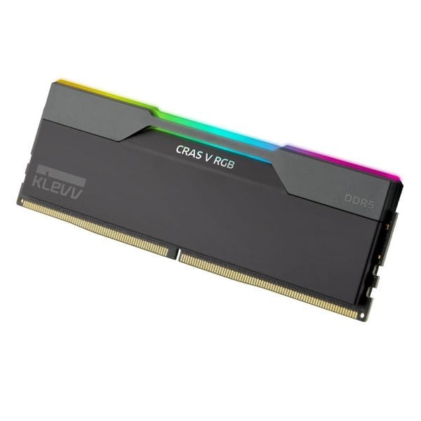 Klevv Cras V Rgb 64gb (2x32gb) 6400mhz Cl32 Intel Xmp 3.0 – Amd Expo Ddr5 Heatsink Obsidian Zwart Ram (kd5bgua80 64a320g) 2