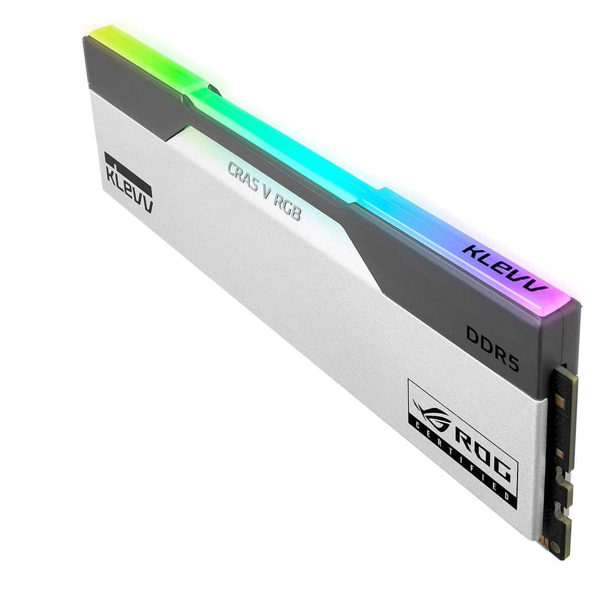 Klevv Cras V Rgb Rog 48gb (2x24gb) 7200mhz Cl34 Intel Xmp 3.0 – Amd Expo Ddr5 Ram (kd5kgud80 72b340p) 4