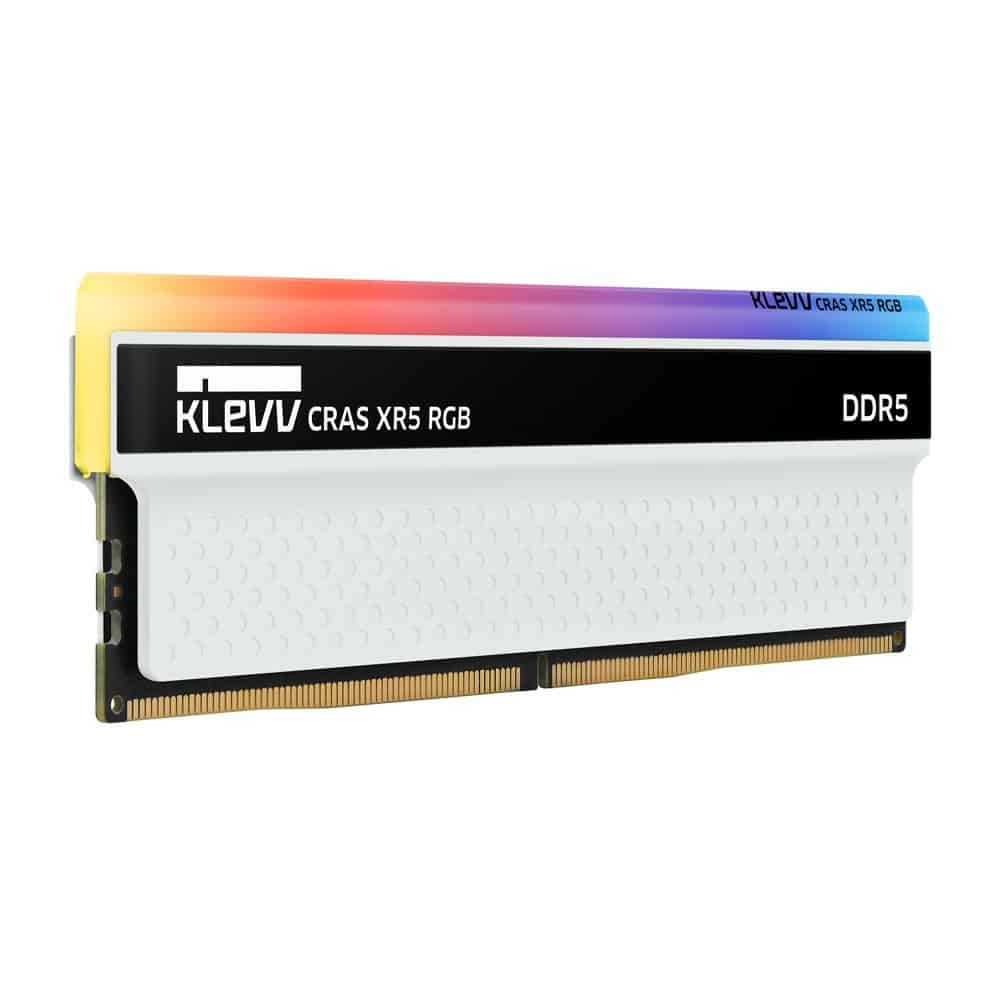 Klevv Cras Xr5 Rgb 32gb (2x16gb) 6200mhz Cl32 Intel Xmp 3.0 – Amd Expo Ddr5 Heatsink Wit Ram (kd5agua80 62a320s) 2