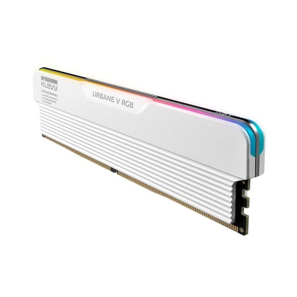 Klevv Urbane V Rgb 32gb (2x16gb) 6000mhz Cl28 Intel Xmp 3.0 – Amd Expo Ddr5 Heatsink Wit Ram (kd5agua80 60b280m) 3
