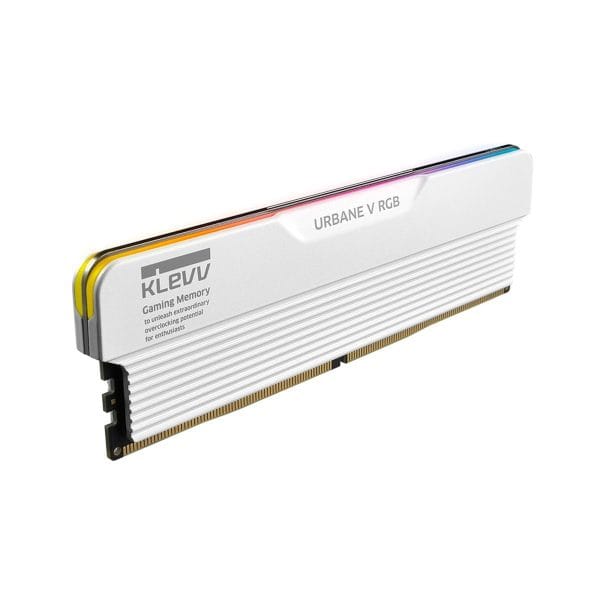 Klevv Urbane V Rgb 32gb (2x16gb) 6000mhz Cl28 Intel Xmp 3.0 – Amd Expo Ddr5 Heatsink Wit Ram (kd5agua80 60b280m) 4