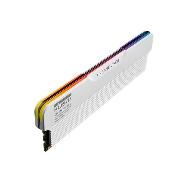 Klevv Urbane V Rgb 32gb (2x16gb) 6000mhz Cl28 Intel Xmp 3.0 – Amd Expo Ddr5 Heatsink Wit Ram (kd5agua80 60b280m) 6