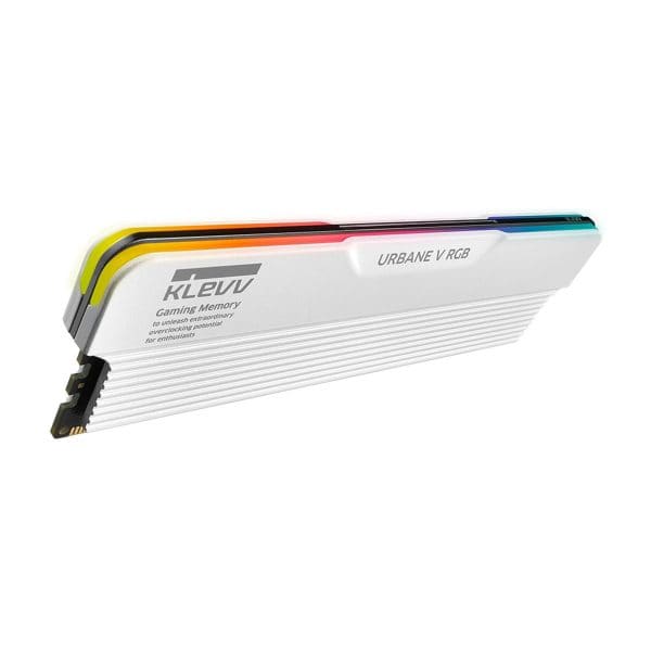 Klevv Urbane V Rgb 32gb (2x16gb) 6000mhz Cl28 Intel Xmp 3.0 – Amd Expo Ddr5 Heatsink Wit Ram (kd5agua80 60b280m) 7