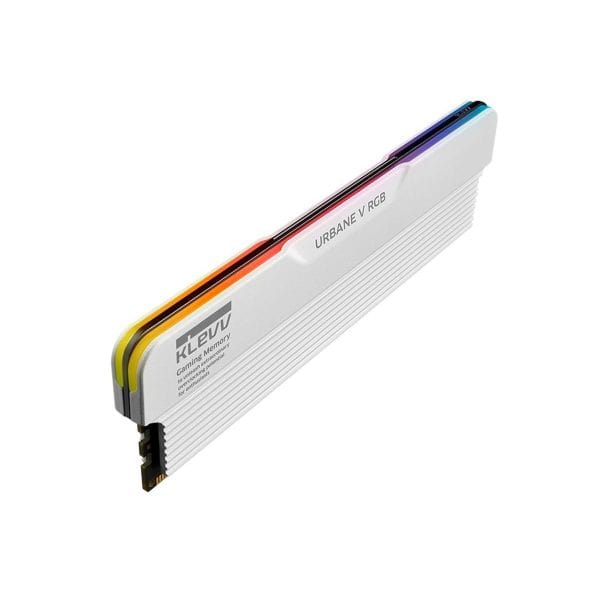 Klevv Urbane V Rgb 32gb (2x16gb) 6000mhz Cl30 Intel Xmp 3.0 – Amd Expo Ddr5 Heatsink Wit Ram (kd5agua80 60a300m) 6