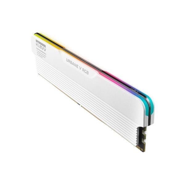 Klevv Urbane V Rgb 32gb (2x16gb) 6400mhz Cl32 Intel Xmp 3.0 – Amd Expo Ddr5 Heatsink Wit Ram (kd5agua80 64a320m) 5