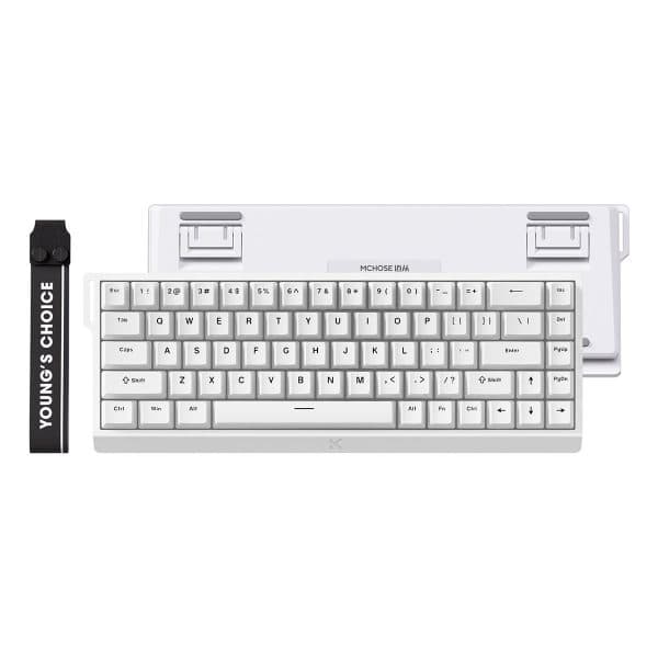 Mchose Ace68 E Sport Wit 65 Hall Effect Ice Blue Magnetische Switch 8k Hz Rgb Hotswap Mechanisch Gaming Toetsenbord Mc Ace68 15 6